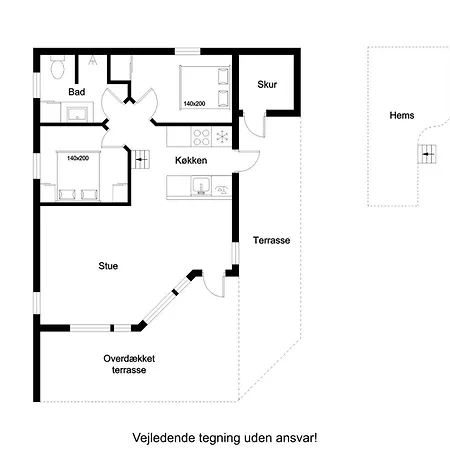 Holiday home Lovely With Covered Terrace, Only 300 Meters From The North Sea In Sondervig *